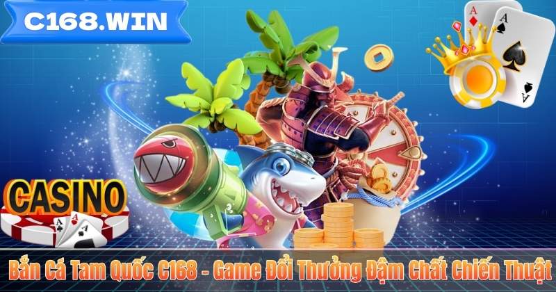 Bắn Cá Tam Quốc C168 – Game Đổi Thưởng Đậm Chất Chiến Thuật Bắn Cá Tam Quốc C168 – Game Đổi Thưởng Đậm Chất Chiến Thuật